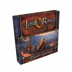 Join Aragorn and the Three Hunters as they pursue a pack of Uruk-hai across the plains. Take up arms against the forces of Isengard at the defense of Helm's Deep. Steel your will against Saruman and his wizardry as you join the march on Orthanc. Throughout your trials you'll visit iconic locations confront infamous villains and enjoy game experiences shaped by innovative new mechanics that bring you as close as you can get to the drama of the classic fantasy epic without finding your name in its pages. This product is an expansion for The Lord of the Rings: The Card Game and requires the core game to play. Not a stand-alone game.