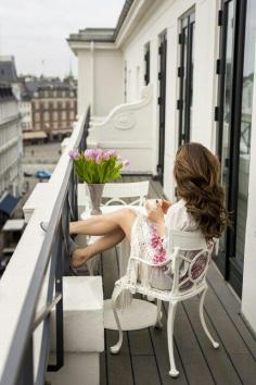 From a beautiful Paris rooftop.