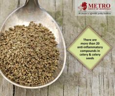 #Health Tips
There are more than 20 #anti-inflammatory compounds in celery & celery seeds
https://goo.gl/MzoVrU