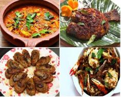 Kerala is the paradise of food lovers. You will definitely love Kerala dishes. Kerala offers wide varieties of vegetarian and non-vegetarian dishes. The sea food items like prawns, mussels, crabs are very famous. 