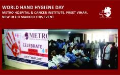 
May 5th is observed as World Hand Hygiene Day. 

On this occasion Metro Hospital & Cancer Institute, Preet Vihar organized an event to educate masses with the best practices of hand hygiene. The doctors also demonstrated hand hygiene techniques. Read the event coverage at the below link:

http://www.metrohospitals.com/blogs/internal-medicine/world-hand-hygiene-day
