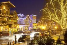 Christmas Lighting Festival, Leavenworth, Washington, USA