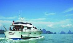 Stylish 76-foot custom super luxury #PhuketYachts with 3 Bedrooms. Phuket is one of the world's most stunning destinations for yacht.

