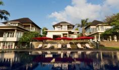 Sanur Residence is a sleek three-villa, 9 bedroom seaside paradise estate on Bali’s south-east coast, blessed with uninterrupted ocean views, pool, maid service, personal chef and more modern amenities.  