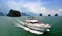 This 4 bedroom phuket yacht is a fast and luxurious motor yacht perfect for waters around Phuket. She offers a high level of comfort for you to be able to cruise in style.