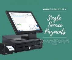 From taking payments to tracking sales, manage every area of your business with the AxialPay Point of Sale.
It accept cards, cash, checks, and gift cards, used for back office management, for digital and printed receipts, for invoices and payments, for sales reporting and analytics, for real-time inventory management, to refunds, taxes, tipping, and discounts, and for rewards and Gift Cards
