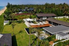 Villa Summer Estate is a newly built modern &amp; luxurious holiday house on absolute beachfront in Natai Beach, Phuket. Features a 25m pool, gym, fully-equipped kitchen, AC, BBQ, daily breakfast, maid service, personal chef &amp; modern amenities. Book Exclusively with Villa Getaways!
