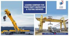 We offer a range of third-party inspection services to check out the performance as well as a condition of your lifting equipment or machine. With our inspection services, we help to find out certain parts of the lifting equipment that are not working appropriately.