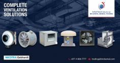 Bins Dasmal General Trading supplies the best quality of ventilation fans in Dubai. We represent Nicotra with the assurance of the quality of the products. 