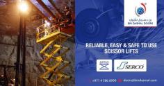 Bin Dasmal Doors provides wide range of scissor lifts in Dubai. Scissor lifts have the same function as dock levelers but they are used for a much greater height adjustment. Our scissor lifts ensures optimum strength and safety. 