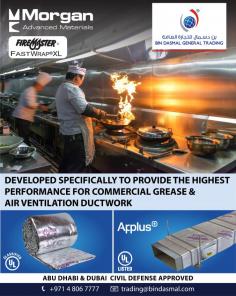 Get morgan firemaster fastwrap xl exclusive product at Bin Dasmal General Trading which is especially designed for fire insulation of wide variety of ductwork.