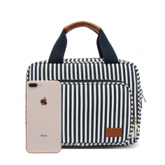 Women's Casual Waterproof Toiletry Bag

Color: Black stripes, Blue stripe
Style: Casual
Material: Canvas
Closure Type: Zipper
Hardness: Soft
Bags Structure: Interior Zipper Pocket
Size:11.9 x 5.5 x 8.7 inches

https://mybosidu.com/collections/comestic-bag/products/womens-casual-waterproof-toiletry-bag