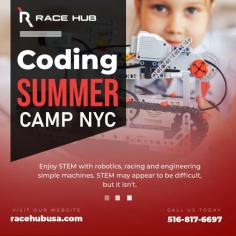 Race Hub's Coding Summer Camp in NYC is the perfect opportunity for your child to learn coding and programming skills while having fun this summer. Our experienced instructors provide a supportive and engaging environment for your child to explore coding languages and unleash their creativity. With hands-on projects and collaborative learning, your child will gain valuable skills and build friendships. Give your child the gift of coding and open the doors to endless career opportunities. Register now for Race Hub's Coding Summer Camp in NYC. For more info visit here: https://racehubusa.com/camps-clinics/
