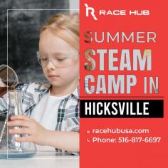 Race Hub's Summer STEAM Camp in Hicksville is the perfect place for kids to explore their creativity, learn new skills, and make friends. With a variety of exciting activities and experienced instructors, this camp is not to be missed! Register today. For more info visit here: https://racehubusa.com/camps-clinics/