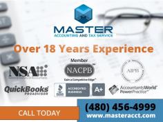 Master Accounting and Tax Service

Tempe accounting firm with 20+ years experience providing quality and affordable accounting tax services, bookkeeping, payroll, controller & other accounting services for businesses & individuals in Arizona (Tempe, Mesa, Scottsdale, Chandler, Gilbert, Phoenix, Tucson, Flagstaff, AZ) & Southern California (Los Angeles County & Ventura County, CA). Call now!

Address: 3231 S Country Club Way, Ste 101, Tempe, AZ 85282, USA
Phone: 480-456-4999
Website: https://masteracct.com

