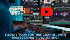 Unlock the full potential of your YouTube channel with our top-notch video editing service! We specialize in crafting engaging and polished videos that captivate your audience and drive views. Whether you're a vlogger, gamer, educator, or business owner, our team of skilled editors will transform your raw footage into high-quality content that shines. From seamless cuts and transitions to captivating visual effects and engaging sound design, we'll take your videos to the next level. Focus on creating while we handle the editing grind. Elevate your YouTube presence today with our professional editing service! Contact us now to get started. 