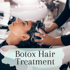 Revitalize your hair with our Botox Hair Treatment Service! Our experienced stylists utilize cutting-edge Botox technology to repair damage, reduce frizz, and restore shine, leaving your hair looking and feeling rejuvenated. Say goodbye to dullness and hello to luscious, vibrant locks. Schedule your Botox Hair Treatment session today and treat your hair to the ultimate pampering experience!