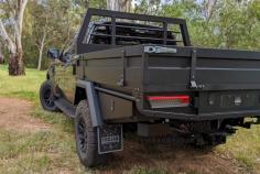 Trojan Camping and 4x4 have upgraded their canopy designs. We have introduced the V2 tray and canopy with a unistrut frame, allowing for modular internal fit-outs. The V2 model is lightweight, has a reinforced base, marine-grade 5052 aluminium, and pinch seam rubber seals. Our ute canopies in Sydney come in four sizes; 1000mm, 1400mm, 1600mm, and 1800mm. We recommend installing a 1600mm long canopy or a 1600mm tray with a 1400mm long canopy. This setup allows a 200mm lip for rear-mounted accessories to reduce the axle's weight.