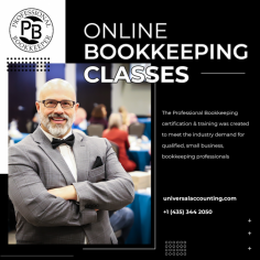 Ready to learn bookkeeping at your own pace? Join our online bookkeeping classes at Universal Accounting Center. We offer engaging, in-depth lessons taught by professionals in the field. Perfect for beginners or experienced individuals looking to refine their knowledge, these classes will help you master essential bookkeeping skills, from accounting principles to software tools.  For more info visit here: https://universalaccounting.com/professional-bookkeeper/