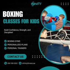 Looking for a fun and effective way to keep your child active and engaged? Enroll them in our boxing classes for kids in Ajman! Our expert trainers provide a safe and supportive environment where your child can build strength, improve coordination, and boost confidence through boxing. Our classes are designed to teach discipline, focus, and respect, all while having fun. Whether your child is a beginner or looking to enhance their skills, our age-appropriate training ensures that they progress at their own pace. Join us today and help your child unlock their full potential! Call now to reserve a spot.