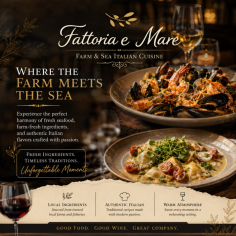 Looking for an authentic Italian restaurant in Half Moon Bay? Fattoria e Mare offers a memorable dining experience with handcrafted pasta, wood-fired pizza, fresh seafood, premium steaks, and an extensive selection of fine wines. Using fresh, locally sourced ingredients, our chefs create traditional Italian dishes with a modern coastal touch. Whether you're planning a family dinner, romantic date night, business lunch, or special celebration, Fattoria e Mare delivers exceptional food, warm hospitality, and an inviting atmosphere. Visit us today and discover why we're a favorite destination for authentic Italian cuisine in Half Moon Bay.