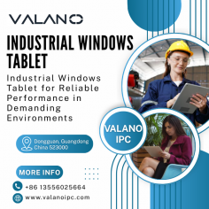 An industrial windows tablet is designed to deliver dependable performance in harsh working conditions where standard devices fall short. ValanoIPC offers rugged tablet solutions featuring durable construction, Windows compatibility, high-brightness displays, and reliable processing power for manufacturing, logistics, field service, and industrial automation.