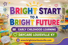 Finding the right preschool Louisville KY families can trust starts with Bright Start Preschool & Childcare. We've built our early childhood center around one simple idea: children thrive when they feel loved, safe and excited to learn. Our nurturing classrooms blend play-based learning with age appropriate lessons that build real skills from early literacy and numbers to sharing, patience and problem-solving. Our experienced teachers treat every child with warmth and patience, creating a home-away-from-home your child will look forward to each day. We partner closely with parents, keeping you involved and informed every step of the way. Your child's early years matter, and we're honored to be part of them. Reach out to Bright Start Preschool & Childcare now to schedule your free tour and enroll!
