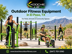 Discover quality outdoor fitness equipment in El Paso, TX from Koochie Outdoor Fitness. Explore durable fitness solutions for parks, schools, recreation areas, and community spaces designed to encourage movement and active lifestyles. Create engaging outdoor workout environments for users of different ages and fitness levels. For more information, call (847) 701-5190.