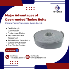 Major Advantages of Open-ended Timing Belts
An Open-ended Timing Belt is a versatile power transmission solution designed for applications requiring continuous linear motion, precise positioning, and reliable synchronization. Unlike endless timing belts, open-ended designs are supplied in long lengths and can be cut to the required size, making them ideal for customized machinery and automated systems. Shanghai Puteken Transmission System Co., Ltd. provides high-quality timing belt solutions for diverse industrial applications.
1. Flexible Length Customization
One of the key advantages of an Open-ended Timing Belt is its flexible length. The belt can be cut according to specific equipment requirements, allowing manufacturers to create customized transmission systems without being restricted to standard endless belt sizes.
2. Precise Linear Motion
With accurately molded teeth that engage with compatible pulleys, open-ended timing belts deliver synchronized movement with minimal slippage. This makes them suitable for linear positioning systems, automated machinery, material handling equipment, and other precision applications.
3. Easy Installation and Replacement
Open-ended timing belts can simplify installation in machines where pulleys or shafts cannot be easily removed. The belt can be routed through the equipment and then joined or mechanically secured according to the application, reducing maintenance time and installation complexity.
Also Read: https://www.issuewire.com/shanghai-puteken-transmission-offers-durable-and-reliable-open-ended-timing-belts-for-versatile-applications-1821197282092156
4. Reliable Power Transmission
These belts provide consistent torque transmission and maintain accurate synchronization between driving and driven components. Their positive tooth engagement helps minimize slipping, supporting stable machine performance even during demanding operating cycles.
5. Suitable for Automation
An Open-ended timing belt is widely used in automated production lines, linear actuators, conveyor systems, packaging machines, CNC equipment, and robotic applications. Their ability to provide controlled linear movement makes them particularly valuable for modern automation systems.
6. Cost-Effective Solution
Because open-ended belts are available in continuous lengths, users can purchase only the amount required for a particular machine design. This flexibility can reduce unnecessary material consumption while supporting efficient equipment maintenance and customization.
For businesses seeking dependable and adaptable transmission components, the Open-ended Timing Belt offers an excellent combination of precision, flexibility, durability, and installation convenience. Shanghai Puteken Transmission System Co., Ltd. supplies timing belt solutions designed to meet different industrial transmission and automation requirements.
To read more details about the Open-ended Timing Belt, click https://tinyurl.com/2s3yrc92 or call now at +86 18201785896 today!