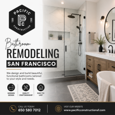 Transform your bathroom into a comfortable and modern retreat with professional Bathroom Remodeling in San Francisco services. Whether you want to upgrade fixtures, install custom vanities, improve lighting, replace flooring, enhance storage, or complete a full bathroom renovation, experienced remodeling professionals provide customized solutions to match your style and needs. From design planning to final installation, every project is completed with quality materials, expert craftsmanship, and attention to detail. Choose trusted bathroom remodeling services in San Francisco to improve your home's beauty, functionality, and overall value.